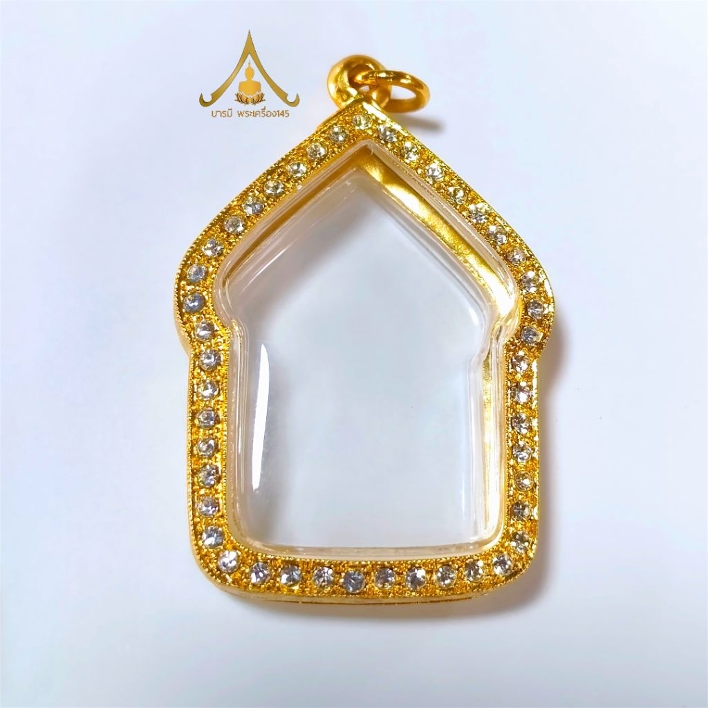 กรอบพระ กรอบพระขุนแผน ทองสูตรอิตาลี ลายไทย (N.060)