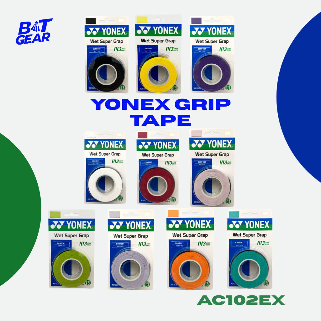 YONEX ผ้าพันด้ามไม้แบด ไม้เทนนิส รุ่น AC102EX Super Grip