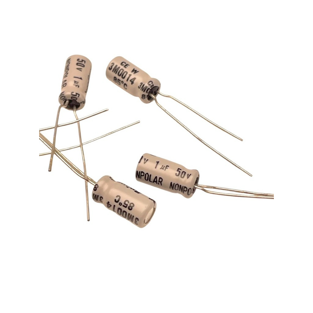5ชิ้น 1uf 50V Capacitor คาปาซิเตอร์ แบบไม่มีขั้ว สินค้าใหม่พร้อมส่ง