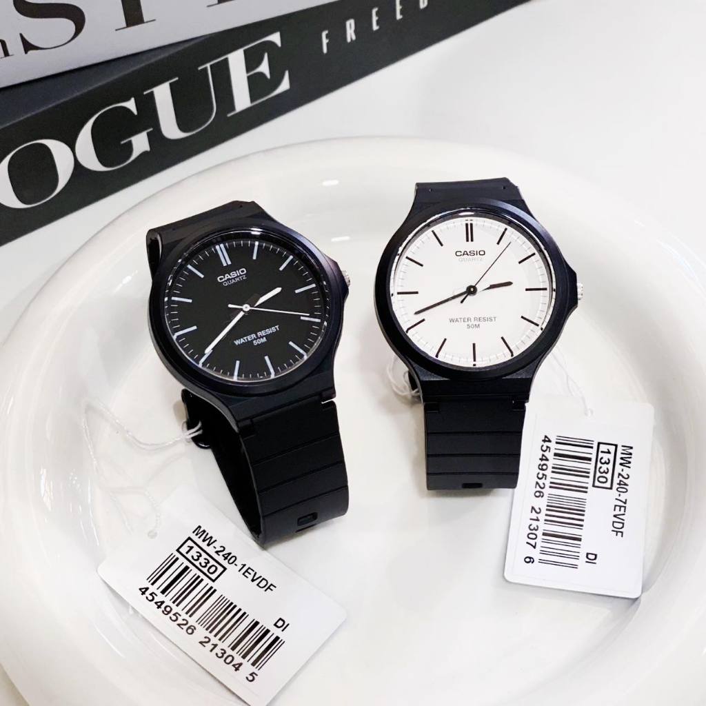 Casio Standard นาฬิกาข้อมือ รุ่น MW-240,MW-240B (MW-240-1E,MW-240-3B,MW-240-7E,MW-240B-5B)