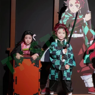 Nezuko Cosplay กทมชุดเนซึโกะ ชุดครอสเพลย์ดาบพิฆาตอสูร ชุดคอสเพลย์ รักษาสิ่งแวดล้อม อ่อนโยน