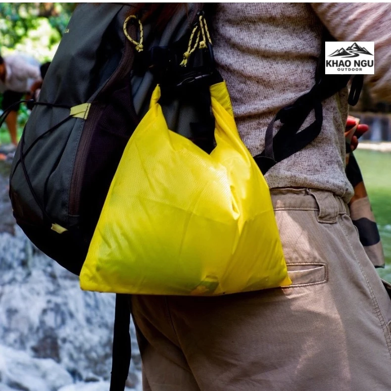 เขางูเอ้าท์ดอร์ ถุงกันน้ำ Ultralight 26g ผ้าไนลอน 4L/8L/15L thumbnail 3