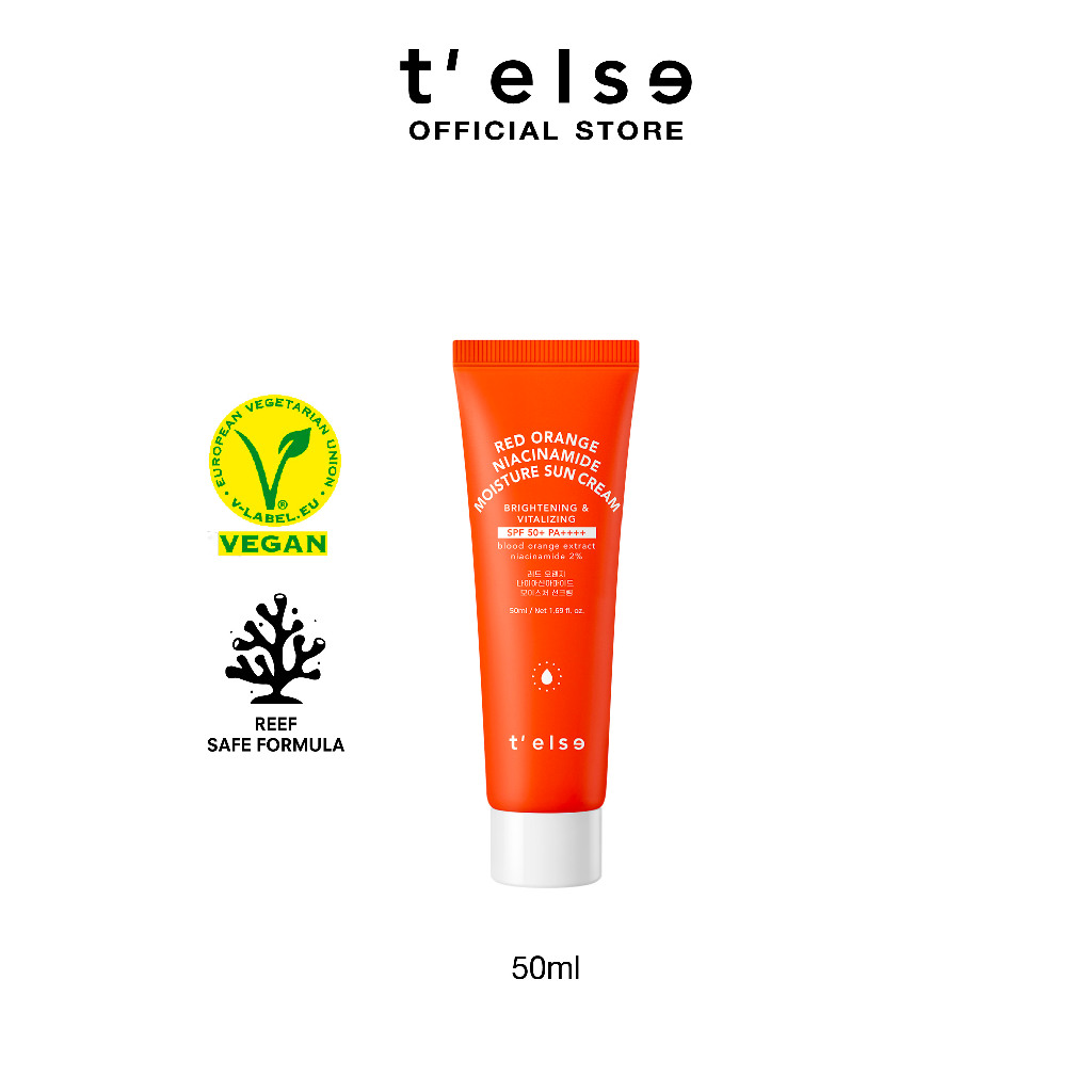 T'else Red Orange Niacinamide Moisture Sun Cream 50 ml
