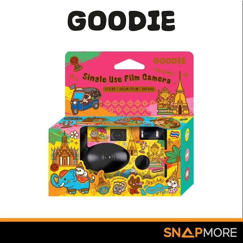 กล้องฟิล์มใช้แล้วทิ้ง GOODIE Thailand Edition Single Use Camera ประกันศูนย์ Goodie Thailand Film Cam