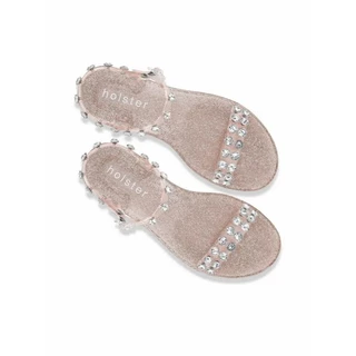 holster australia รองเท้าแตะรัดส้นผู้หญิง sunlight glitter สี rose