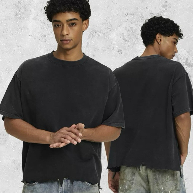 ส่งด่วน Somethingstreet : Zombie เสื้อโอเวอร์ไซส์ ขาด รูปที่ 3