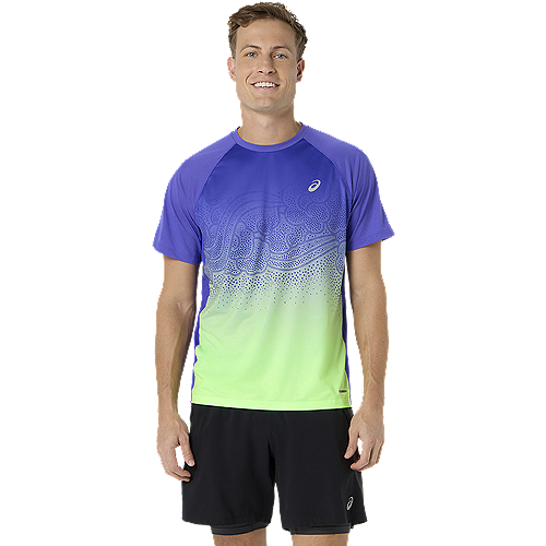 ASICS :  2011D512.401 ROAD FADE SS TOP MEN เสื้อคอกลมผู้ชาย