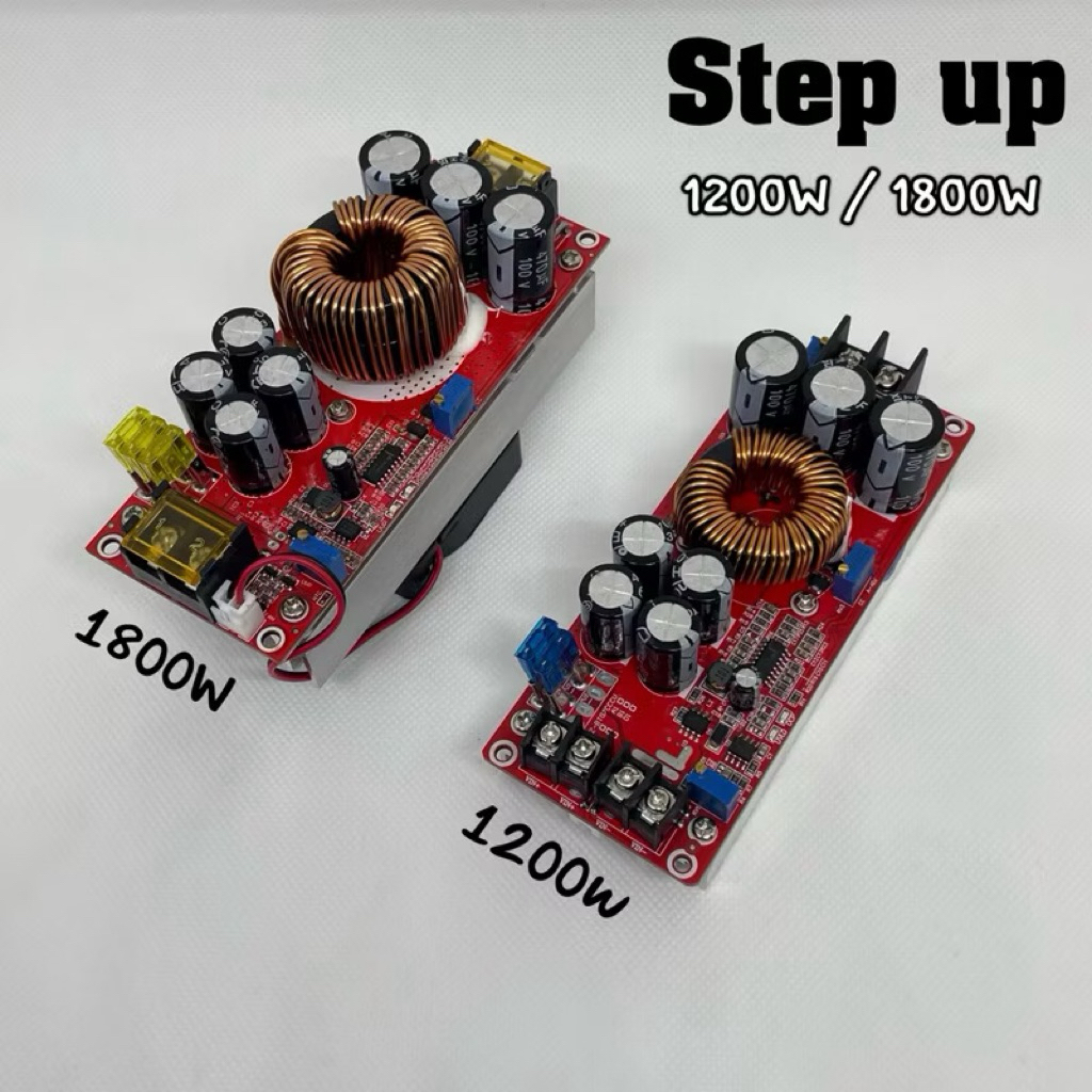 สเต็ปอัพ Step up วงจรเพิ่มแรงดันไฟฟ้า 1200W 1800W Boost Converter DC-DC Step Up โมดูลชาร์จแรงดันไฟ