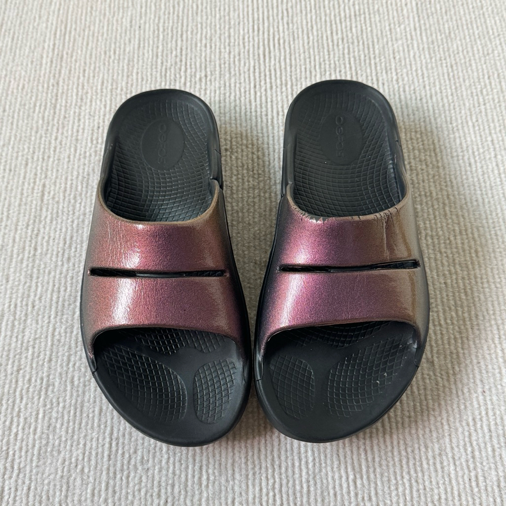 Oofos รองเท้าแตะเพื่อสุขภาพมือสองของแท้ ไม่มีกล่อง sz.39