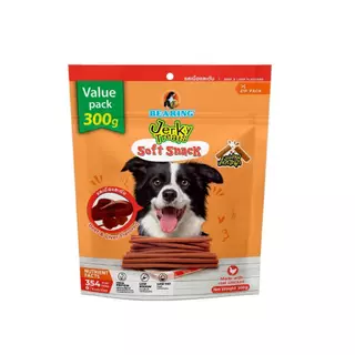 BEARING ขนมสุนัขขนมหมา เนื้อไก่อัดแท่ง Jerky Treats Soft Snack300กรัม