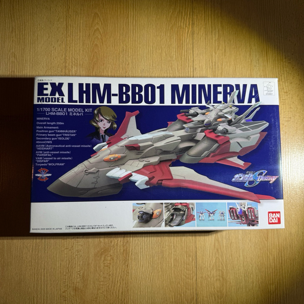 Ultra Rare !! Bandai - EX Model  LHM BB01 Minerva มือสอง |🔥 โละ |