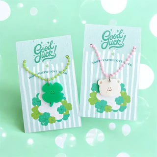 พวงกุญแจอะคริลิค 🍀 Omamori พวงกุญแจนำโชค Lucky Clover Keychain ขอให้โชคดี