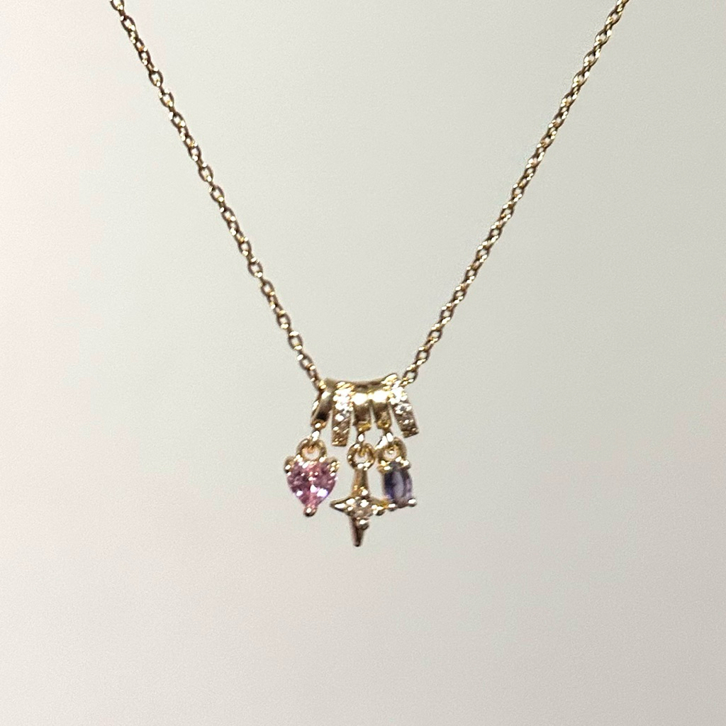 aisolovery - สร้อยคอ สแตนเลส necklace ( พร้อมส่ง )