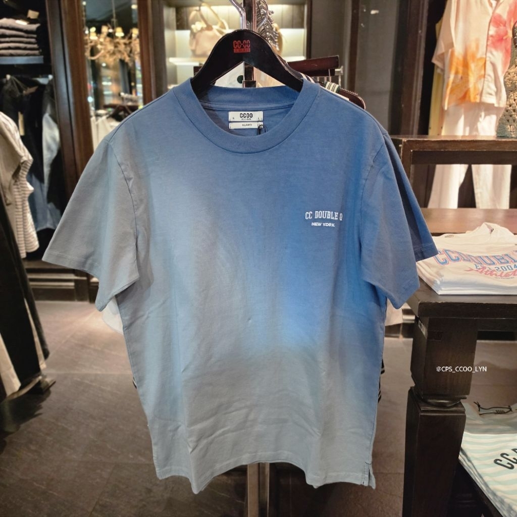 🛍 เสื้อยืด CC DOUBLE O CCOO ผู้ชาย คอลใหม่ล่าสุด ของแท้💯% จัดส่งพร้อมถุงShop