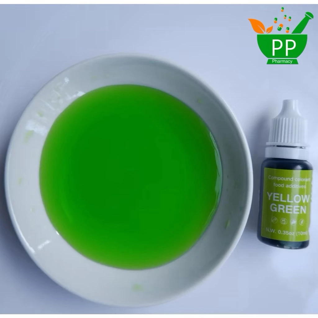 สีผสมอาหาร สีเขียวD 💚 ผสมน้ำอัดลม ผสมเครื่องดื่ม (จำนวน 1 ขวด)