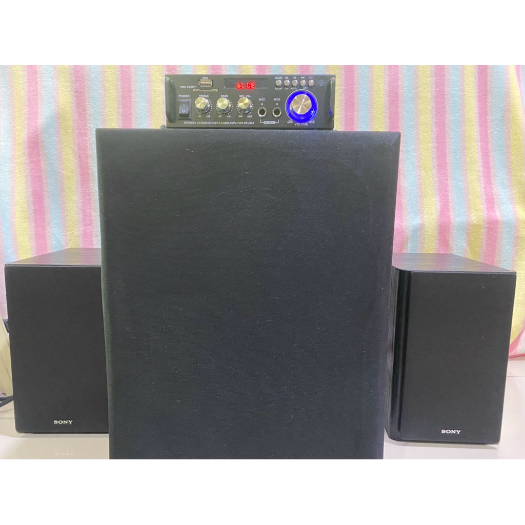 Subwoofer 100w RMS + Audio Sound 300W + ลำโพง SONY ‼️มือสอง‼️‼️