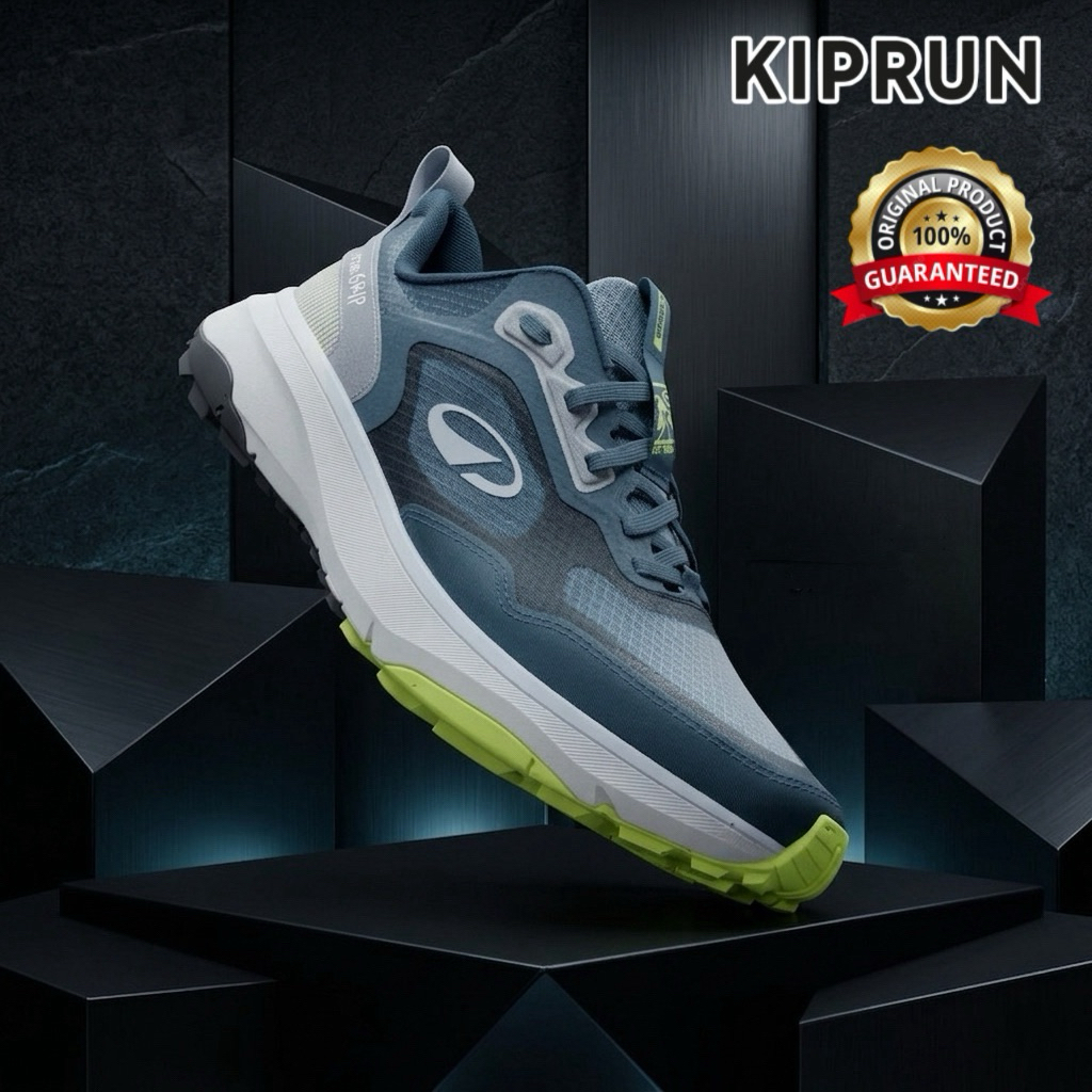 รองเท้าวิ่งเทรลสำหรับผู้ชาย “มีไซส์ 40-46“ รุ่น Kiprun JF 190 Grip (สีน้ำเงิน) KIPRUN