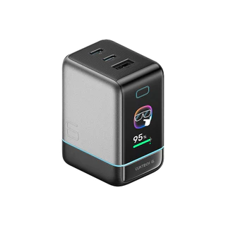 CUKTECH AD653U หัวชาร์จมีจอ 65W (สูงสุด100W) ชาร์จเร็ว PD 3.2 , QC 3.0 , MiPPS , PPS , UFCS -2Y