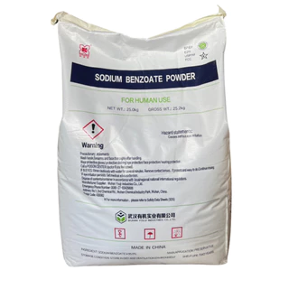 Sodium Benzoate Powder (Wuhan ) : โซเดียม เบนโซเอต (สารกันเสีย ชนิดผง) (Wuhan) 25kg