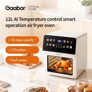 【New Arrival】Gaabor หม้อทอดไร้น้ำมัน 12L 1600W โต้ะสองชั้น 12เมนูอัจฉริยะ หน้าจอสัมผัส บานหน้าต่างมองเห็นได้