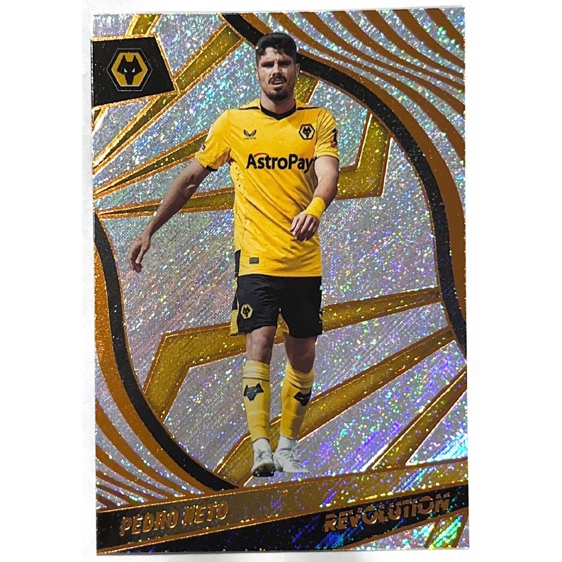การ์ดฟุตบอลรวมทีมวูล์ฟแฮมป์ตัน Wolverhampton จากกล่อง Panini Revolution Premier League Soccer 2022-2