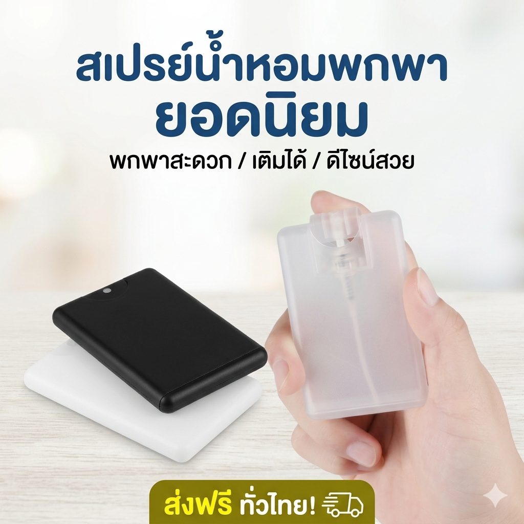 kingshopping CY664  (ร้านไทย) ขวดสเปรย์การ์ด20ml สามารถเติมแอลกอฮอล์ซ้ำได้  (Refill) สเปรย์น้ำหอม แอลกอฮอล์
