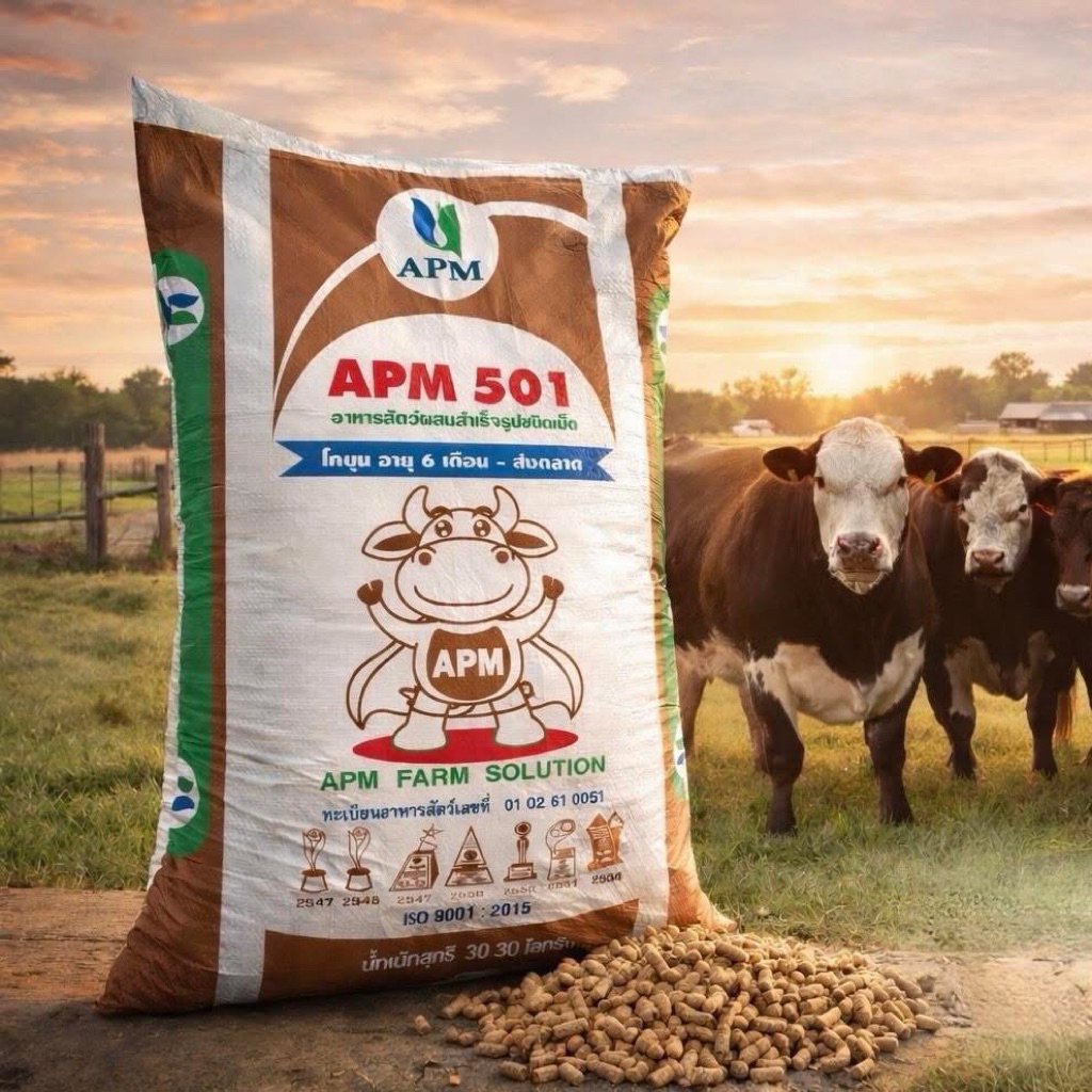 APM501 อาหารวัว APM โปรตีน12%