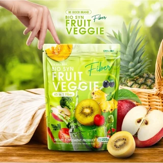 [1 แถม1] Bio Syn ไฟเบอร์ผักผลไม้ 45 ชนิด [ฟรี! ขวดน้ำ] ปรับสมดุลลำไส้ ขับถ่ายเป็นเวลาไม่ปวดบิด