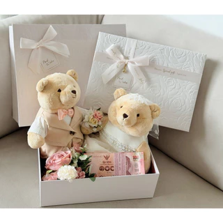 กล่องของขวัญสำเร็จรูป รุ่น Rosie ปั้มนูน ลายกุหลาบ มี3 สี กล่องของขวัญ กล่องใส่ของชำร่วย รับไหว้ จัดกิ๊ฟเซ็ต Gift box