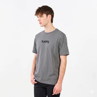 PLAYBOY 05PB เสื้อยืด เสื้อผ้าผู้ชาย/เสื้อ/เสื้อยืดสีเทา รุ่น P1MT265TB042GY