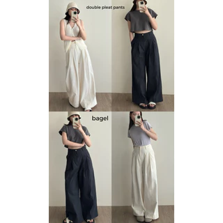 FADTHINGS : Bagel double pleat pants 🥯🗯️ ผ้าคอตตอน100%