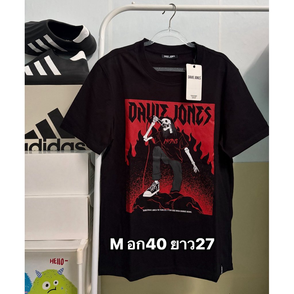 สื้อยืด Davie Jones ของแท้💯(ชาย)(มือ1)