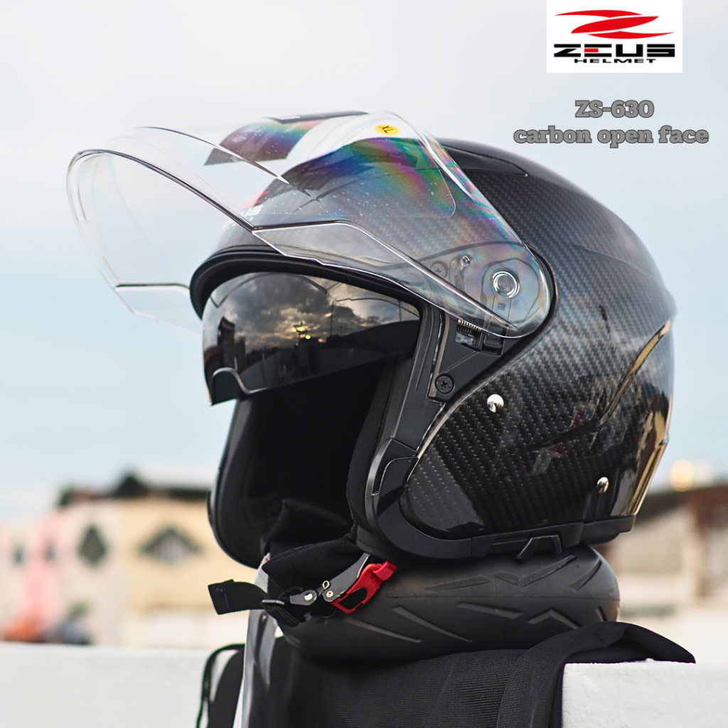 หมวกกันน็อค ZEUS Open Face ZS-630 Carbon มีไซส์S-XL