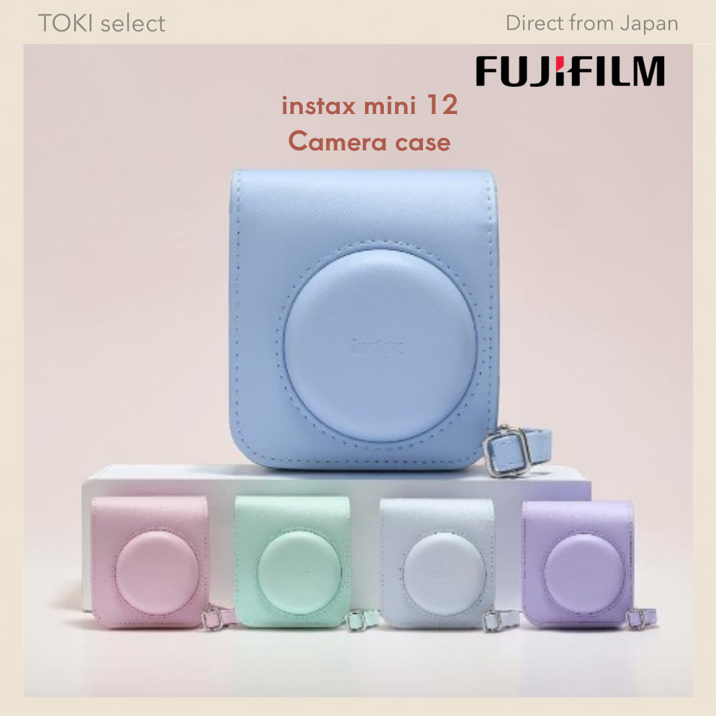 Fujifilm Instax Mini 12 Camera Case Protective Cover Official Accessory White Pink Blue