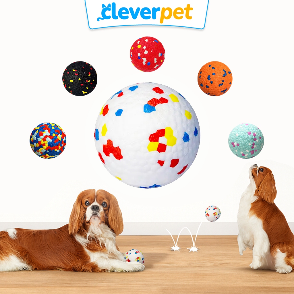 [ส่งฟรี🇹🇭] CleverPet ลูกบอลสุนัข เด้งสูงมาก ของเล่นสุนัข ทนต่อการกัดแทะ Super Bouncy Dog Ball
