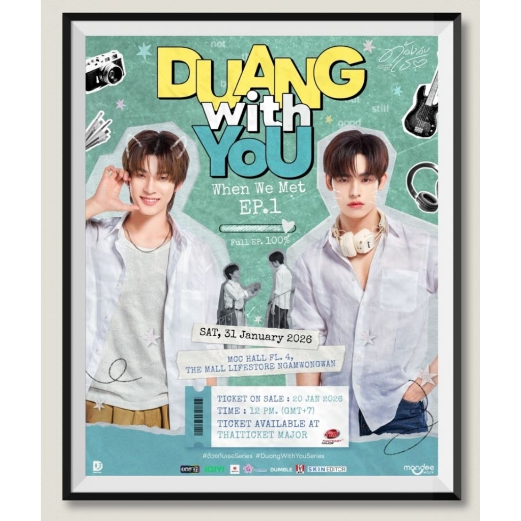 โปสเตอร์ ติดผนัง ด้วงกับเธอ