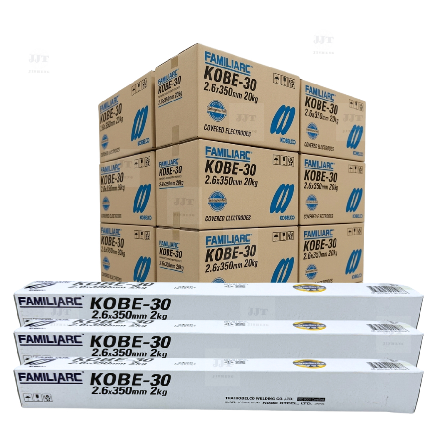 (ราคาส่งช่าง) KOBELCO KOBE-30 ลวดเชื่อม 2.6 มม. (ยกลัง 20 กก.) ลวดเชื่อมเหล็กเหนียวคุณภาพสูง ยอดนิยมอันดับ 1
