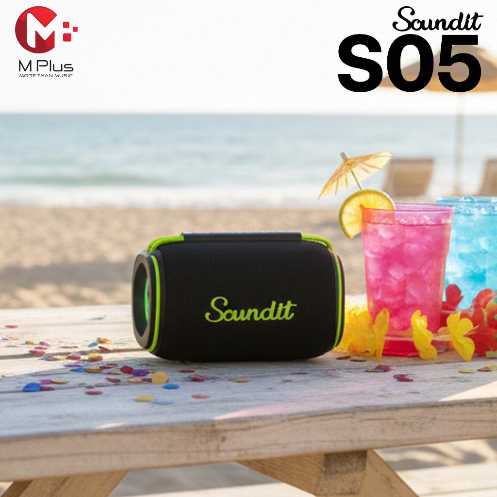 SOUNDIT S05 ลำโพงบลูทูธ พร้อมระบบกันน้ำ สั่งการด้วยระบบดิจิตอล ปรับโหมด EQ