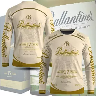เสื้อยืดพิมพ์ลาย Ballantine เนื้อผ้าไมโครเกรดพรีเมี่ยม