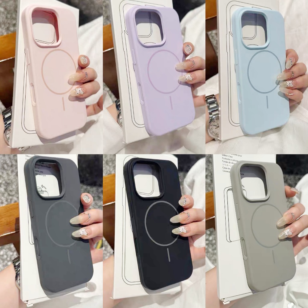 เคสชาร์ได้ สำหรับ iPhone 16 16Plus 16Pro 16Promax  เคสกำมะหยี่ เคส สำหรับ ไอโฟน13 12 Promax 11 14 15 Pro max แม่เหล็ก