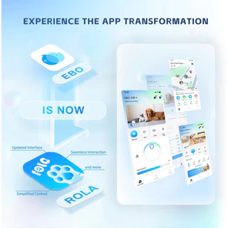 Enabot หุ่นยนต์กล้องอัจฉริยะ EBO SE FamilyBot กล้องเคลื่อนที่สำหรับการรักษาความปลอดภัยภายในบ้าน