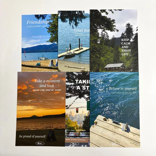 Multi Postcard collection 2 โปสการ์ด โปสการ์ดแต่งห้อง โปสเตอร์