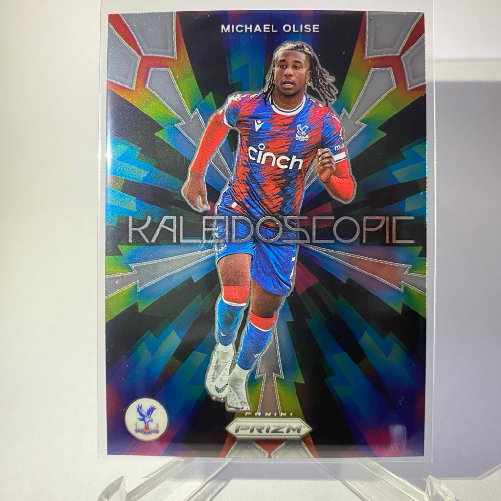 การ์ดนักฟุตบอล MICHAEL OLISE, CRYSTAL PALACE, KALEIDOSCOPIC, PANINI PRIZM 2022, (ปี RC), no. 2