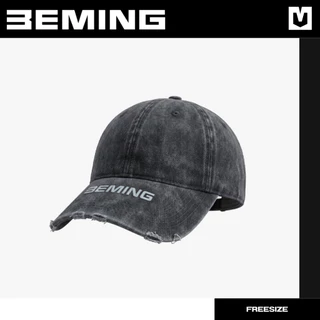 Bemingcap003-BEMING Vinn Cap - หมวกแก๊ปดีไซน์เท่ดีเทลโลโก้ BEMING ปักด้านหน้า