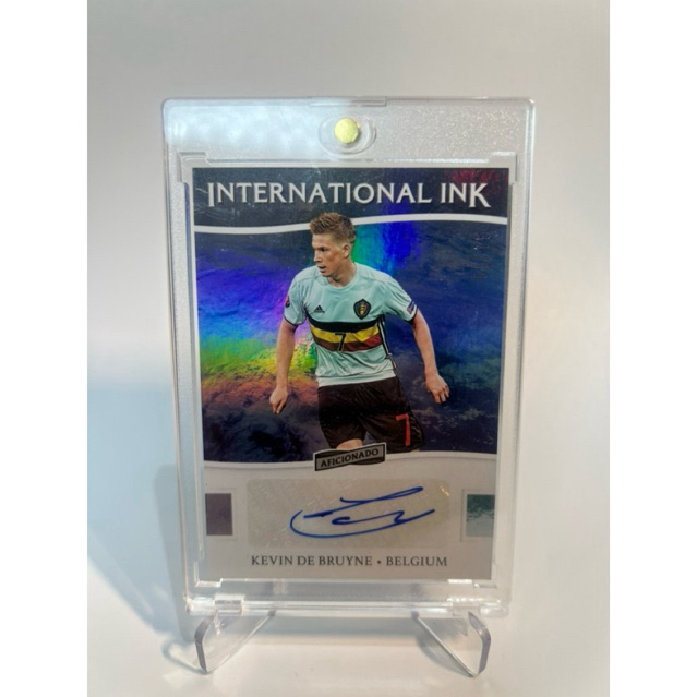 การ์ดลายเซ็น Panini Aficionado Kevin De Bruyne Autograph /75