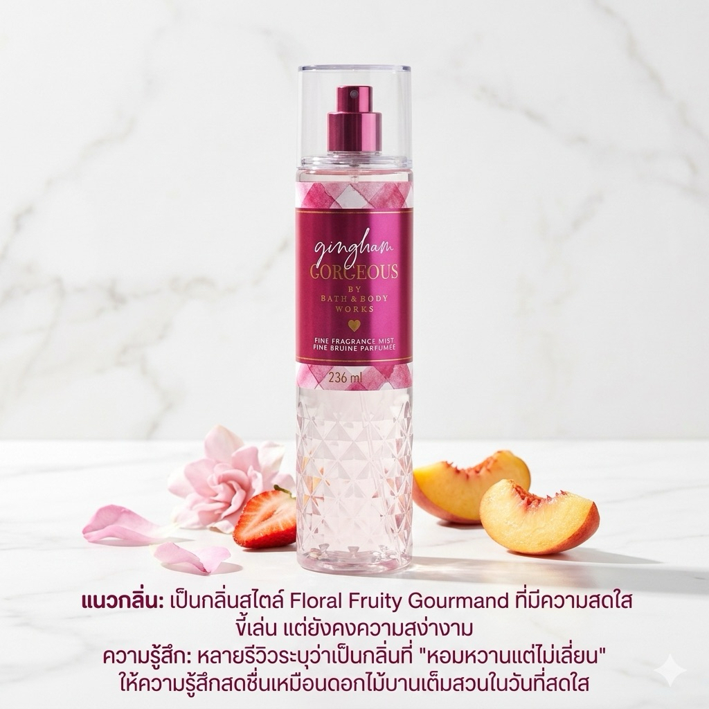 GINGHAM GORGEOUS   แท้ % bath & body works ราคา ถูกที่สุด ดีลบีเคเค แกลเลอรีภาพที่ 8