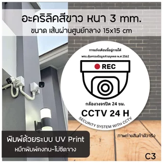 ป้ายวงจรปิด+เพิ่มข้อความพรบ.- ป้าย CCTV 24H