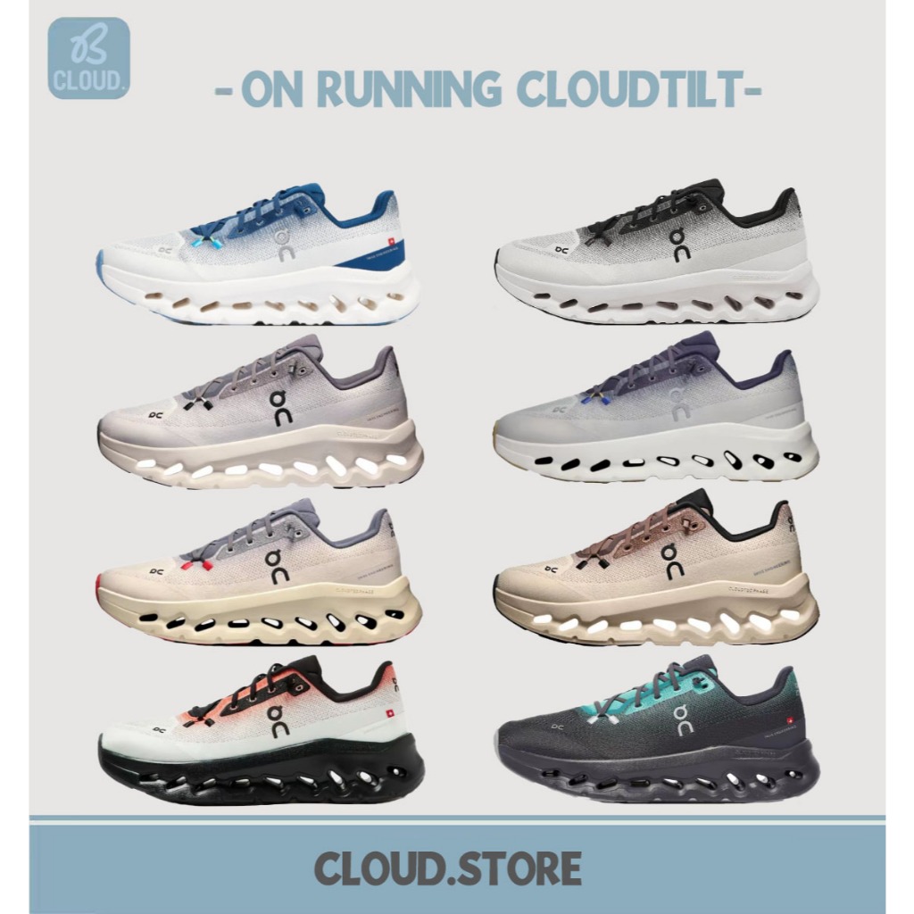 【แท้100%/มีพร้อมส่ง + Preorder💞】✅ On Running รองเท้าวิ่ง On Cloudtilt รองเท้าผ้าใบ Unisex รุ่น - 3MF31124526/3ME10101002