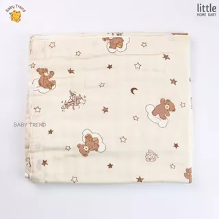 ผ้าเช็ดตัวคอตตอนมัสลิน ผ้านุ่มอ่อนโยนต่อเด็กอ่อน ขนาด 57x115cm (1 ผืน) | Babytrend