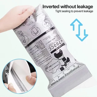 10PCS ถุงปัสสาวะเจล ความจุ 700cc แบบพกพา ใช้ได้ทั้งผู้หญิงและผู้ชาย เหมาะสำหรับกลางแจ้งและการจราจรติดขัด